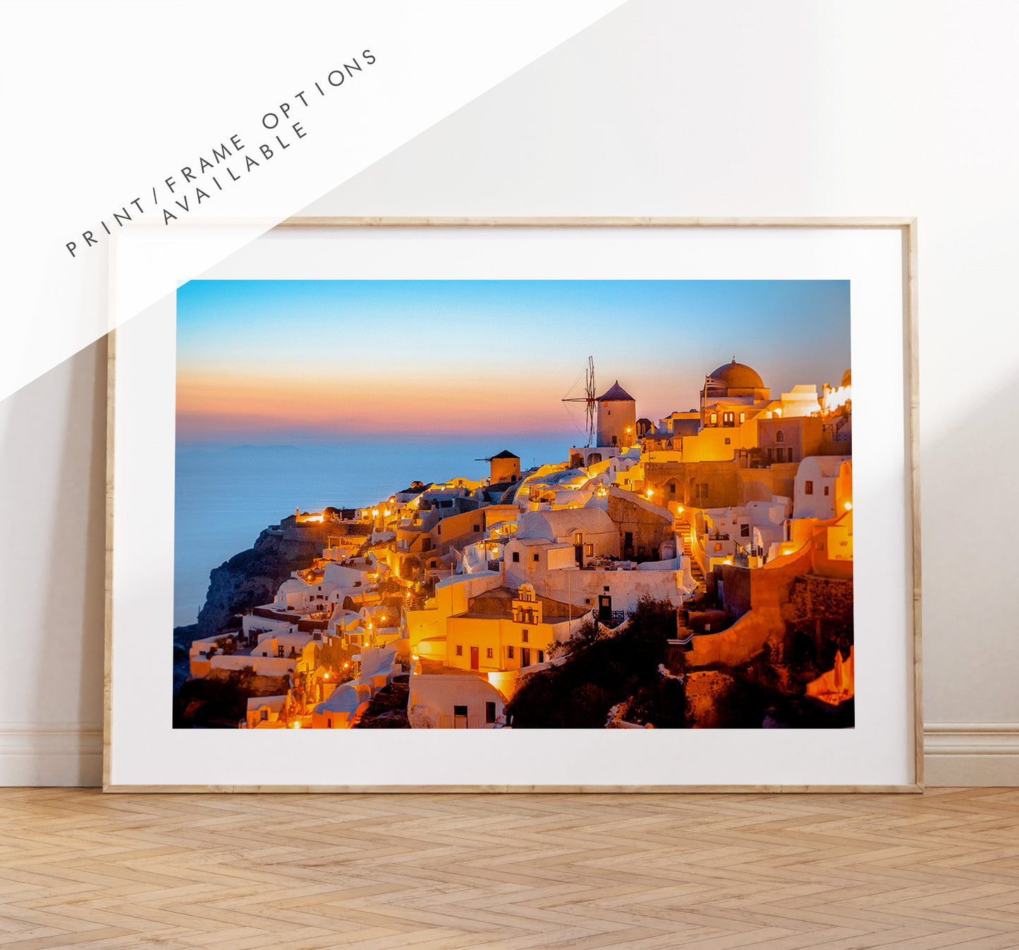 Santorini Sunset Print - Greece - Print - Poster - Santorini Photography - Greece Wall Art - Santorini Sunsets - Oia Sunset - Oia Santorini