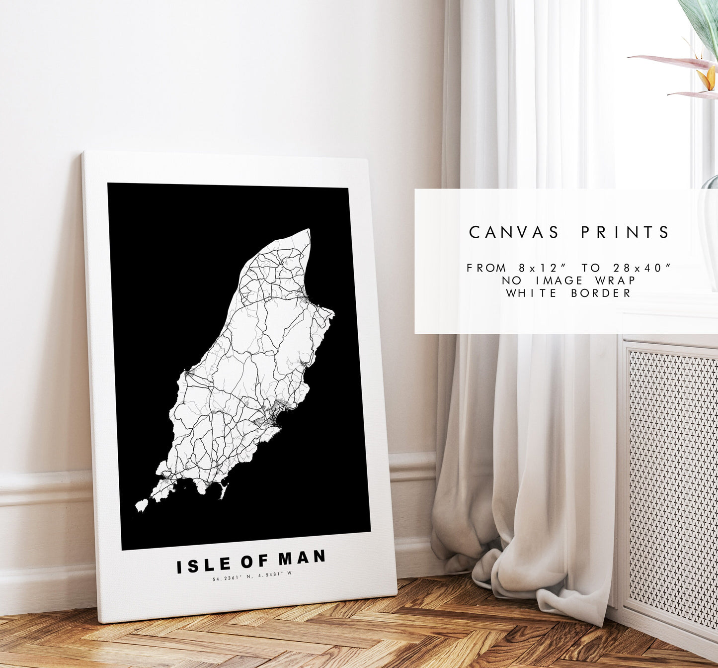 Isle of Man Map Print - Minimalist Map Poster - Map Art - UK - Isle of Man Print - Isle of Man Poster - Different Colours Available