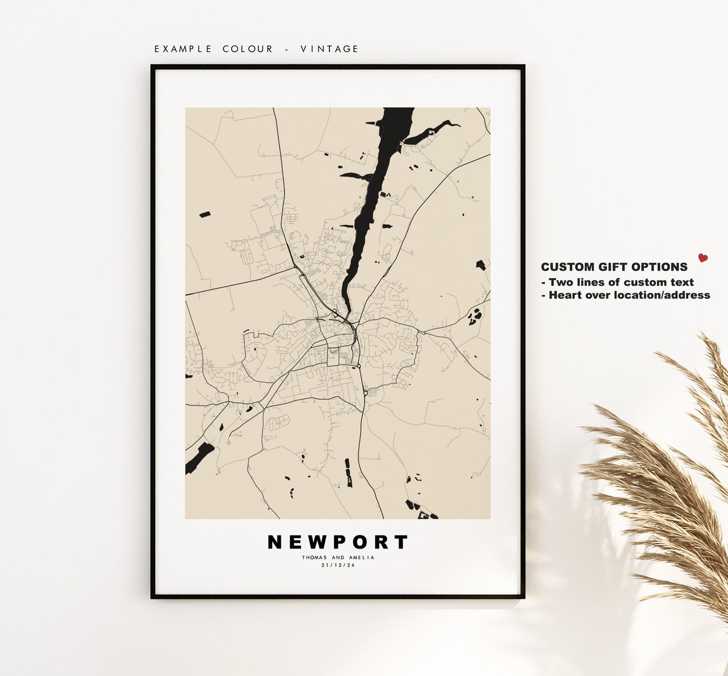 Newport Isle of Wight Map Print - Minimalist City Map Poster - Map Art - UK - Newport Print - Newport Poster - Different Colours Available