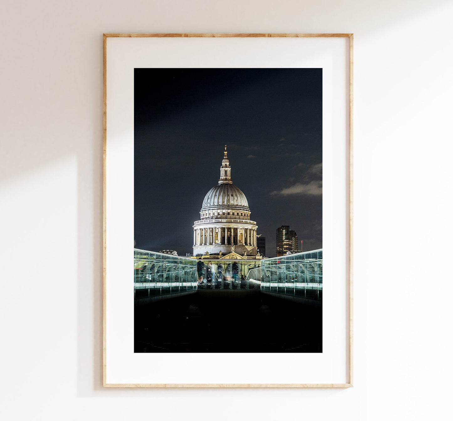 Saint Pauls Cathedral - London Photography Print - Fine Art Photography - London Print - Poster - Wall Art - Portrait - Colour - Night