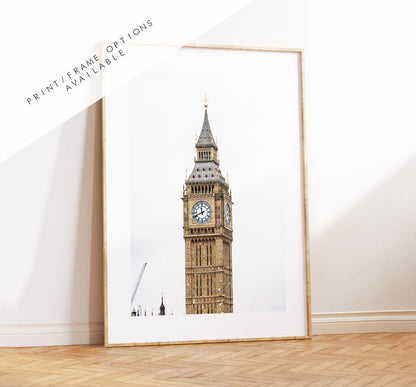 Big Ben Print - London Photography Print - Fine Art Photography - London Print - Poster - Wall Art - Westminster - Houses of Parliament