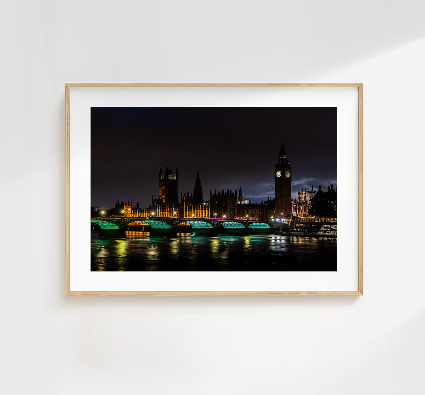 London Nightscape - London Photography Print - Fine Art Photography - London Print - Poster - Wall Art - London at Night - Westminster