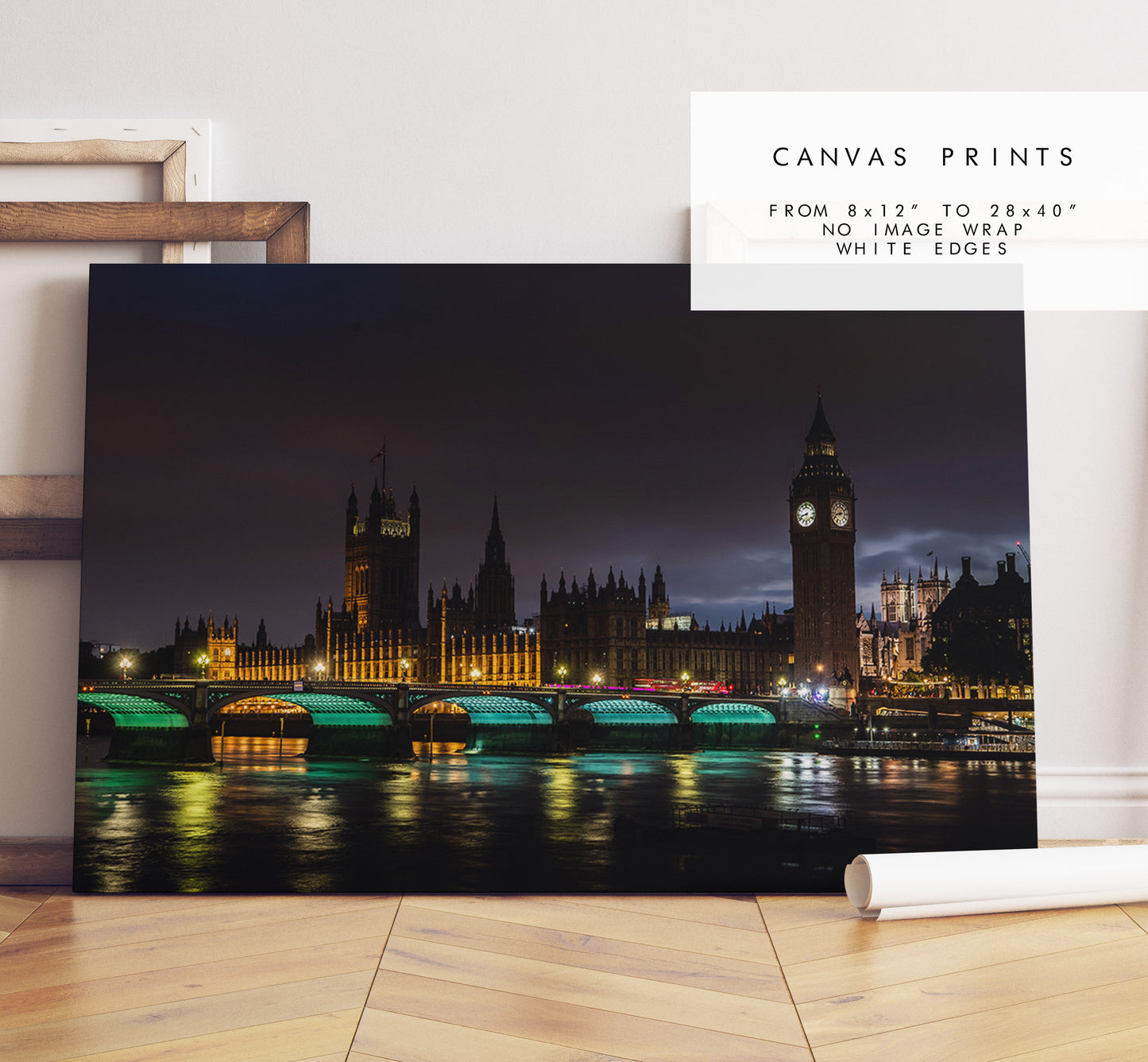 London Nightscape - London Photography Print - Fine Art Photography - London Print - Poster - Wall Art - London at Night - Westminster