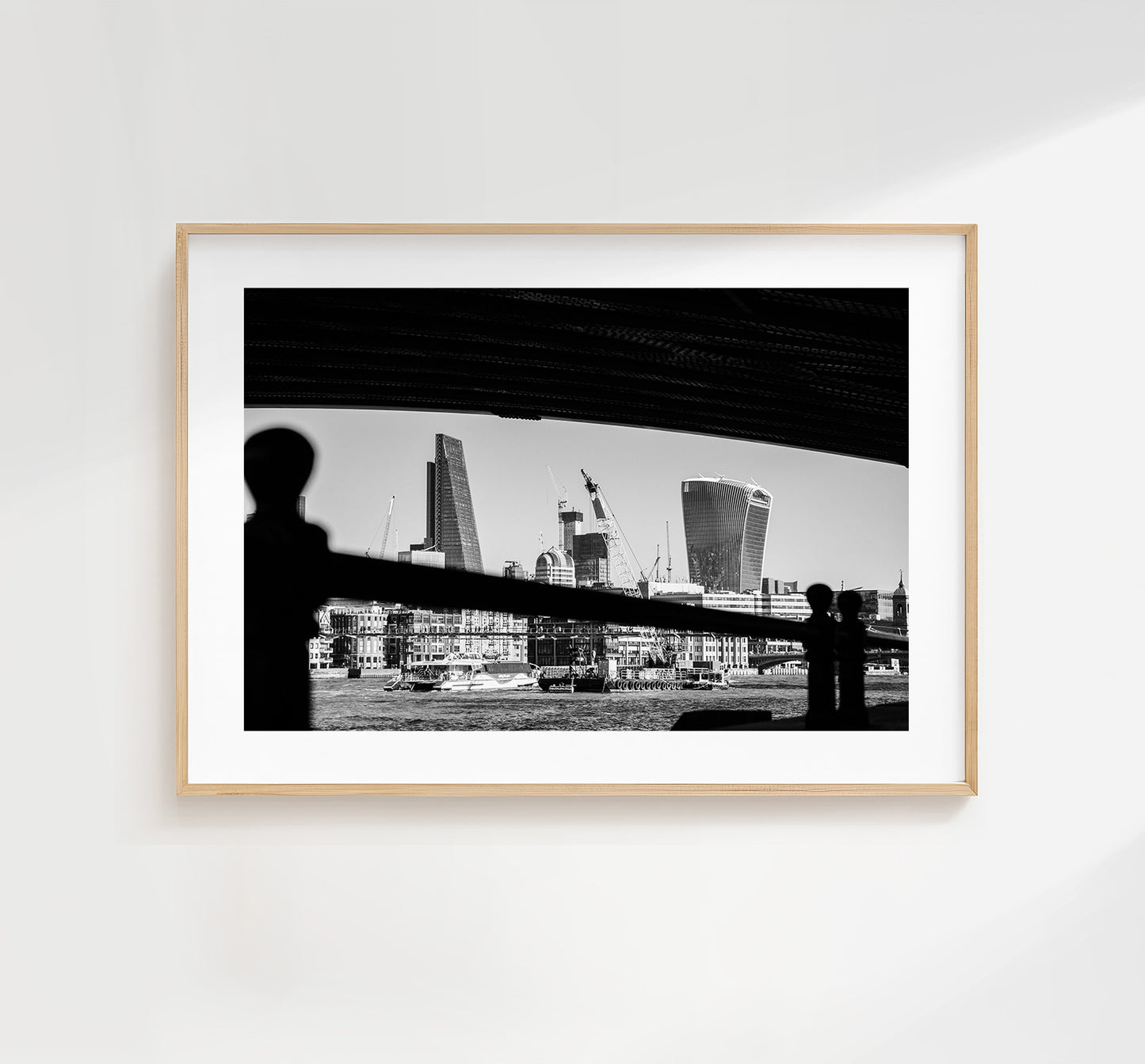 Black and White London Skyline - London Photography Print - Fine Art Photography - London Print - Poster - Wall Art - Monochrome - Photo