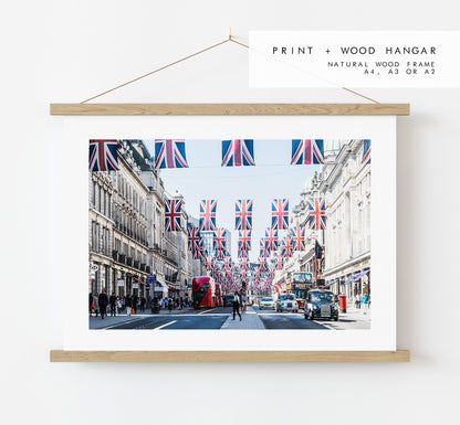 Queens Jubilee - Landscape - London Photography Print - Fine Art Photography - London Print - Poster - Wall Art - Union Jack - Regent Street