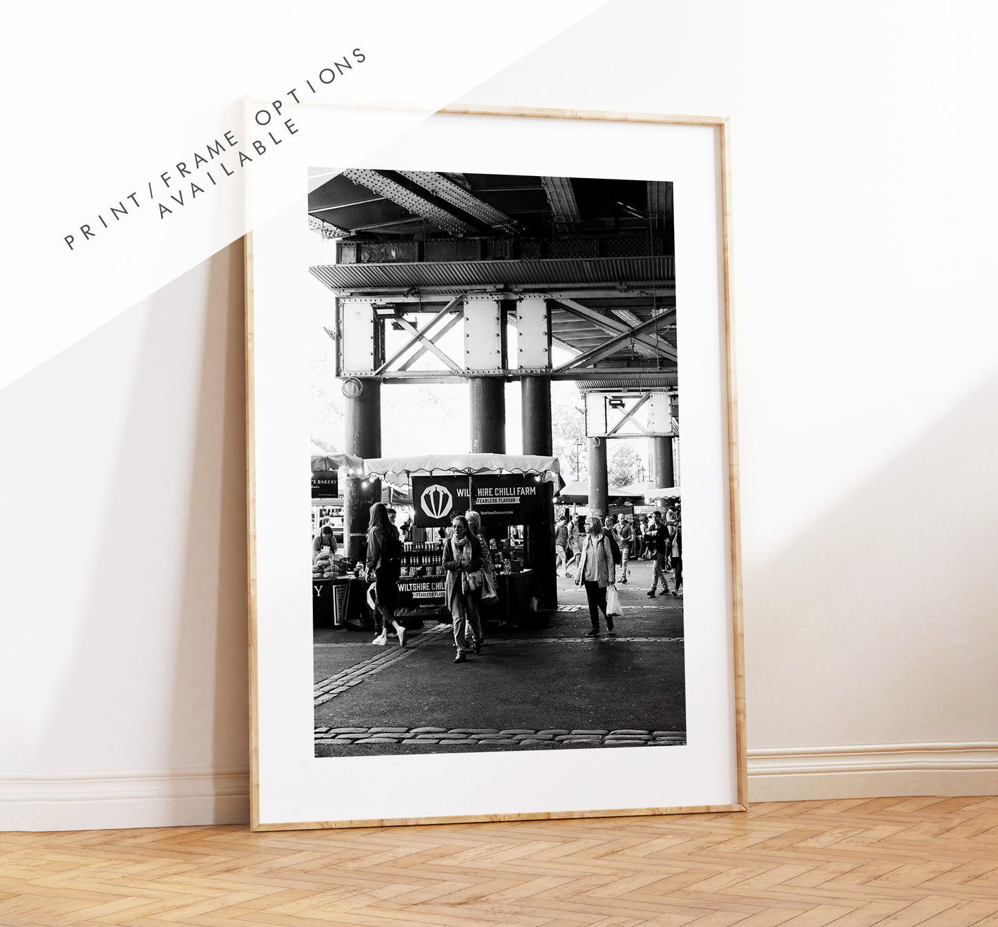 Borough Market - London Photography Print - Fine Art Photography - London Print - Poster - Wall Art - Black and White - Monochrome