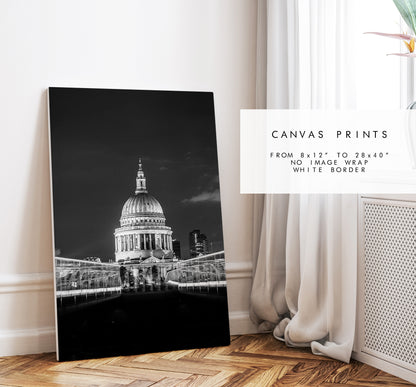 Saint Pauls Cathedral Print - London Photography Print - Fine Art Photography - London Print - Poster - Wall Art - Portrait - Monochrome