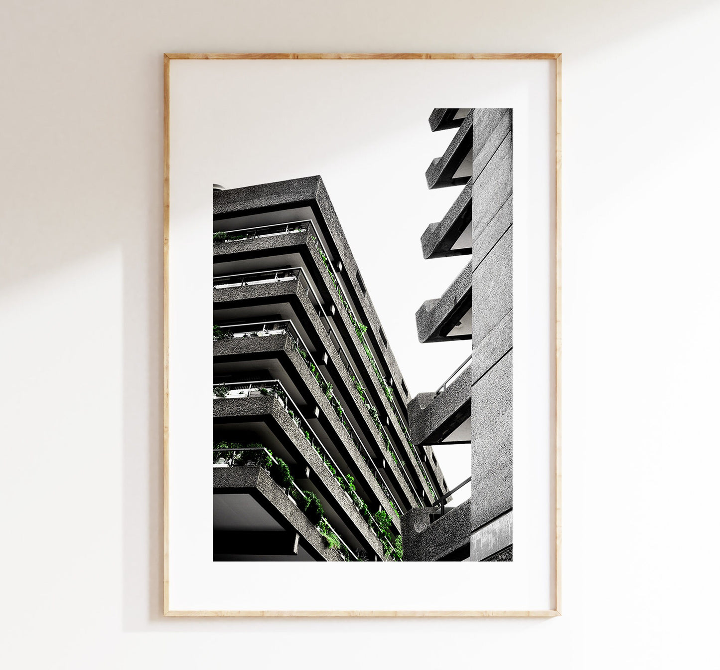 London Brutalist Architecture  Print - London Photography Print - Fine Art Photography - London Print - Poster - Wall Art - Black and White