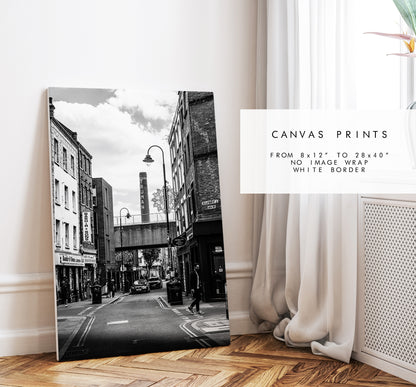 Brick Lane Black and White Print - London Photography Print - Fine Art Photography - London Print - Poster - Wall Art - Brick Lane London