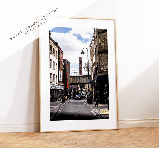 Brick Lane Street - London Photography Print - Fine Art Photography - London Print - Poster - Wall Art - Brick Lane London - Brick Lane Art