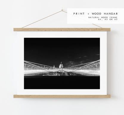 St Pauls Cathedral - London Photography Print - Fine Art Photography - London Print - Poster - Wall Art - Landscape - Black and White Print