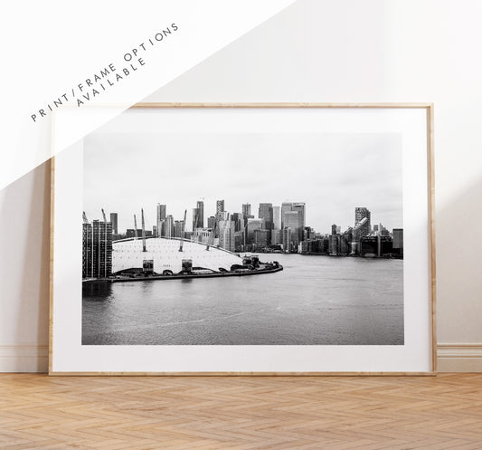 London City Skyline - London Photography Print - Fine Art Photography - London Print - Poster - Wall Art - Millennium Dome - City of London