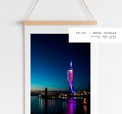 Spinnaker Tower Print - Photography Print - Portsmouth and Southsea Prints - Wall Art -  Frame and Canvas Options - Portrait