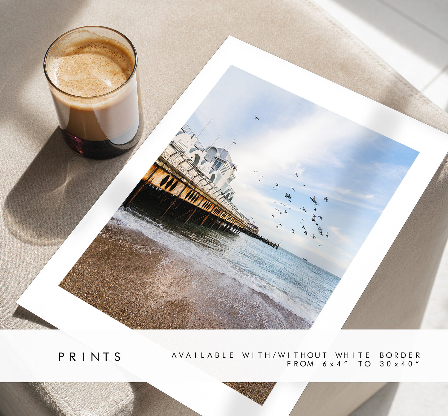 Southsea Print - Photography Print - Portsmouth and Southsea Prints - Wall Art -  Frame and Canvas Options - Portrait