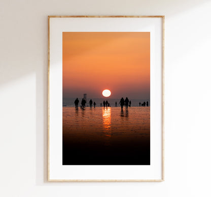 Southsea Sunsets - Photography Print - Portsmouth and Southsea Prints - Wall Art -  Frame and Canvas Options - Portrait