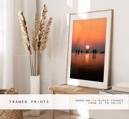 Southsea Sunsets - Photography Print - Portsmouth and Southsea Prints - Wall Art -  Frame and Canvas Options - Portrait