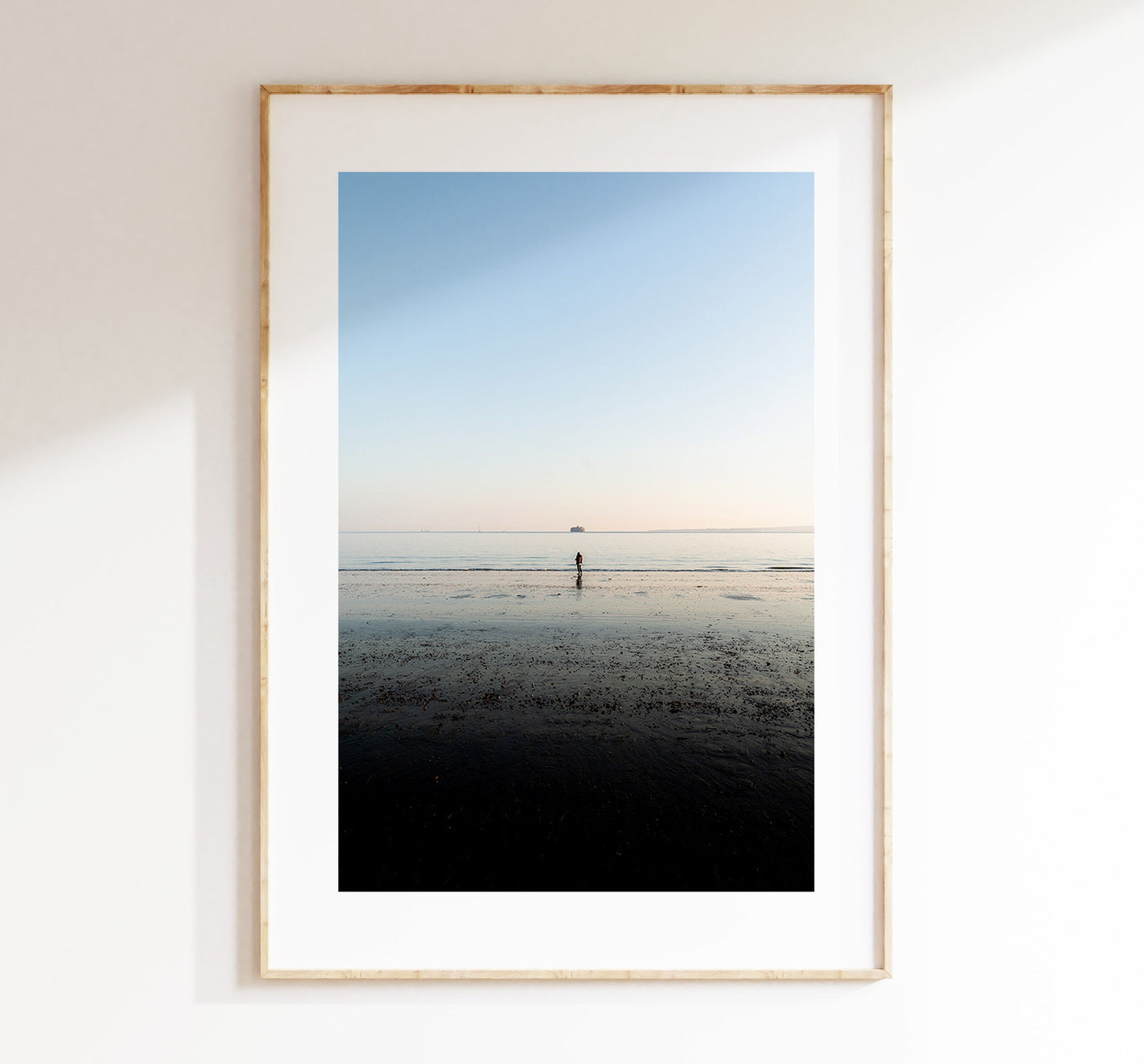 Southsea Beach - Photography Print - Portsmouth and Southsea Prints - Wall Art -  Frame and Canvas Options - Portrait