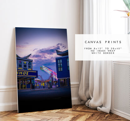 Clarence Pier - Photography Print - Portsmouth and Southsea Prints - Wall Art -  Frame and Canvas Options - Portrait