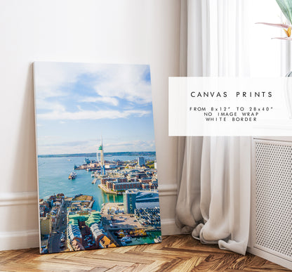 Portsmouth Print -  Photography Print - Portsmouth and Southsea Prints - Wall Art -  Frame and Canvas Options - Portrait - Aerial