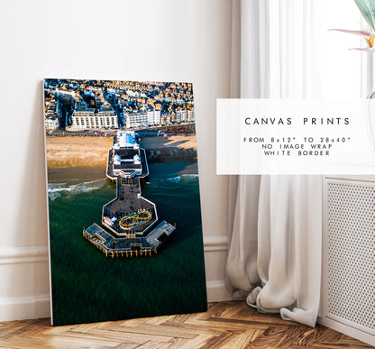 South Parade Pier - Photography Print - Portsmouth and Southsea Prints - Wall Art -  Frame and Canvas Options - Portrait - Aerial