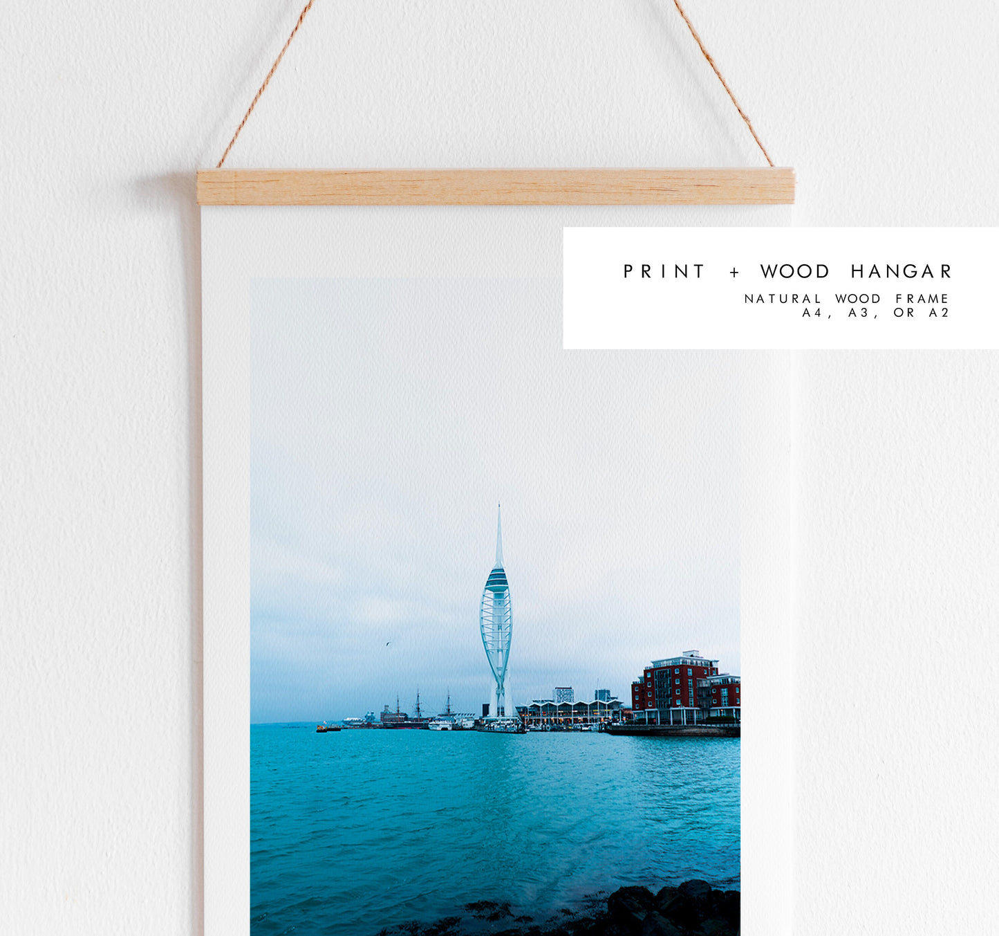 Spinnaker Tower - Photography Print - Portsmouth and Southsea Prints - Wall Art -  Frame and Canvas Options - Portrait