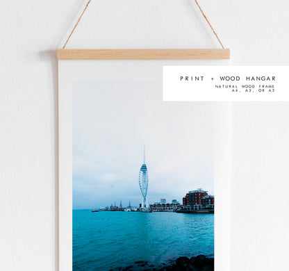 Spinnaker Tower - Photography Print - Portsmouth and Southsea Prints - Wall Art -  Frame and Canvas Options - Portrait