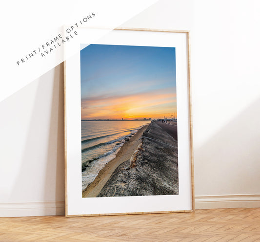 Southsea Seafront - Photography Print - Portsmouth and Southsea Prints - Wall Art -  Frame and Canvas Options - Portrait