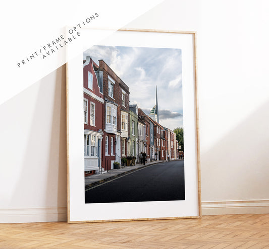 Old Portsmouth - Photography Print - Portsmouth and Southsea Prints - Wall Art -  Frame and Canvas Options - Portrait