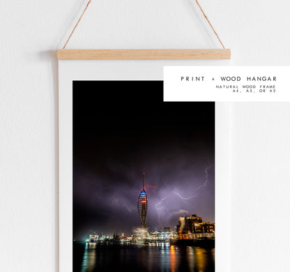 Spinnaker Tower Photography Print - Portsmouth and Southsea Prints - Wall Art -  Frame and Canvas Options - Portrait