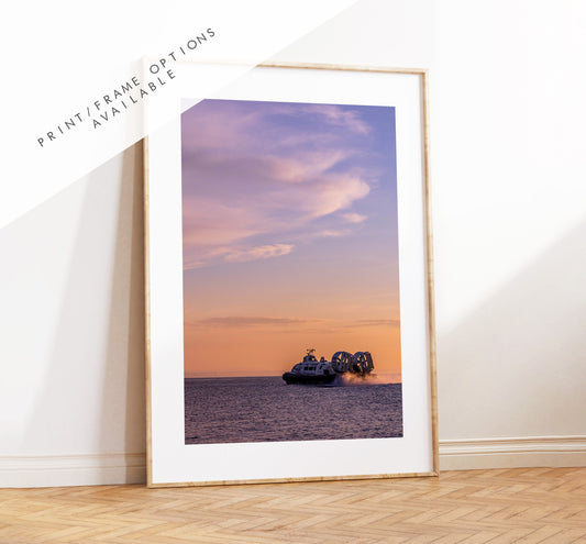 Southsea Sunset - Photography Print - Portsmouth and Southsea Prints - Wall Art -  Frame and Canvas Options - Portrait