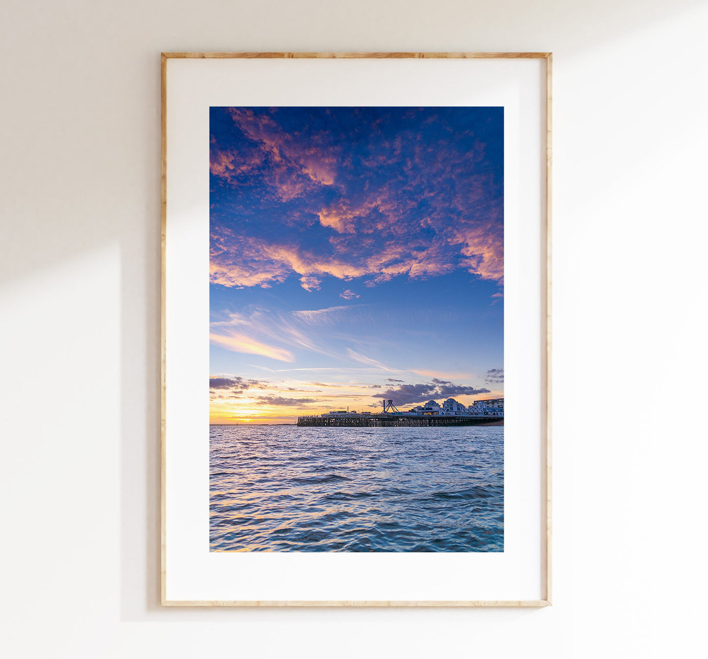 South Parade Pier - Photography Print - Portsmouth and Southsea Prints - Wall Art -  Frame and Canvas Options - Portrait