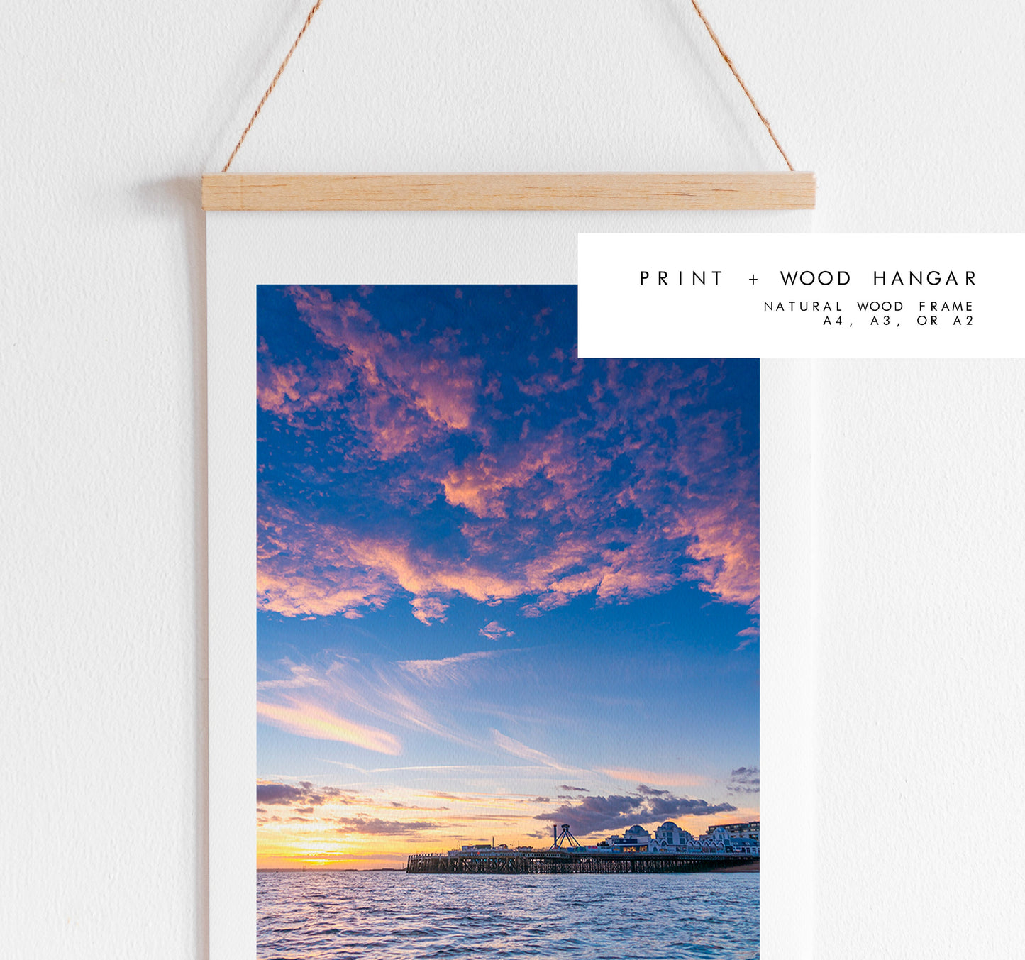 South Parade Pier - Photography Print - Portsmouth and Southsea Prints - Wall Art -  Frame and Canvas Options - Portrait