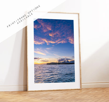 South Parade Pier - Photography Print - Portsmouth and Southsea Prints - Wall Art -  Frame and Canvas Options - Portrait