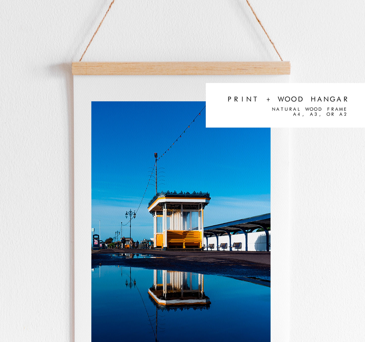 Southsea Shelters - Photography Print - Portsmouth and Southsea Prints - Wall Art -  Frame and Canvas Options - Portrait