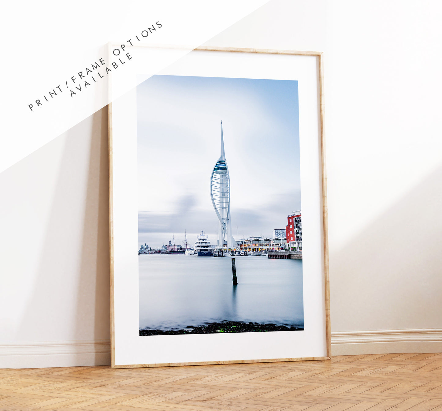 Spinnaker Tower - Photography Print - Portsmouth and Southsea Prints - Wall Art -  Frame and Canvas Options - Portrait