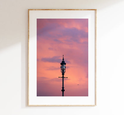 Southsea Sunset - Photography Print - Portsmouth and Southsea Prints - Wall Art -  Frame and Canvas Options - Portrait