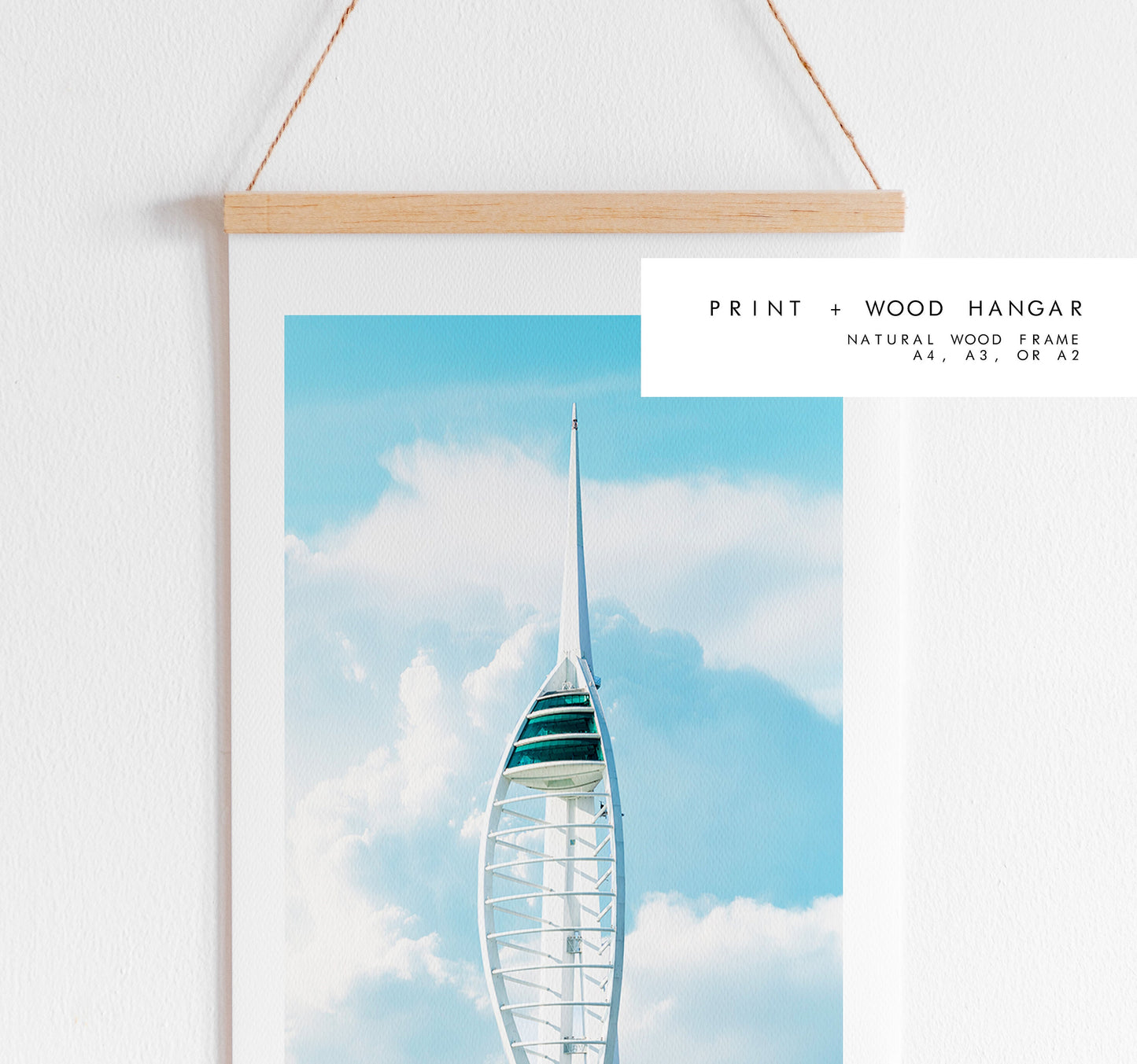 Spinnaker Tower - Photography Print - Portsmouth and Southsea Prints - Wall Art -  Frame and Canvas Options - Portrait