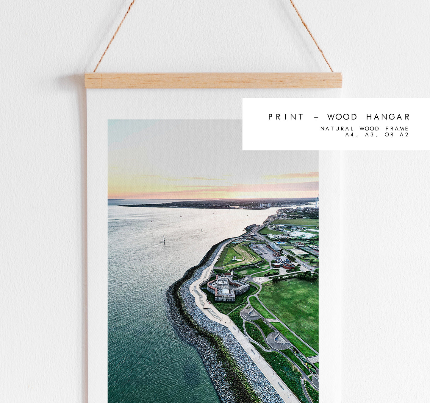 Southsea Castle - Photography Print - Portsmouth and Southsea Prints - Wall Art -  Frame and Canvas Options - Portrait - Aerial