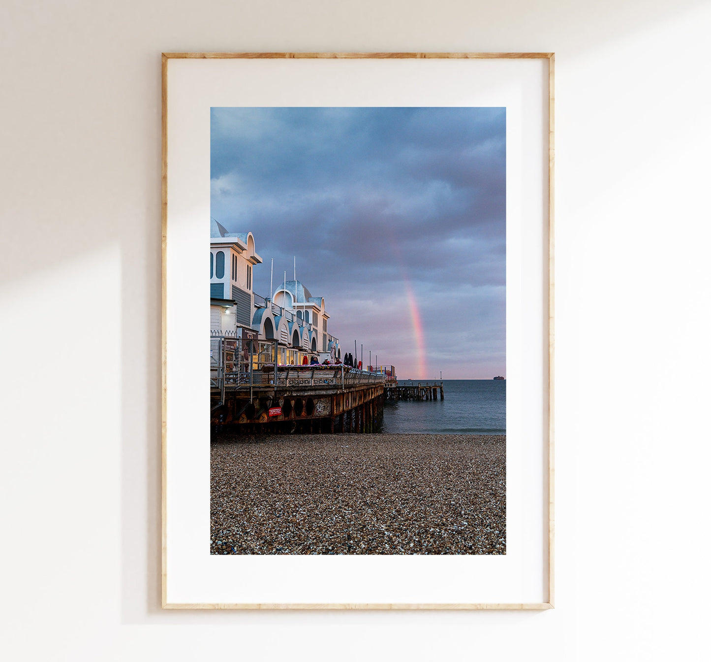 Southsea Rainbow - Photography Print - Portsmouth and Southsea Prints - Wall Art -  Frame and Canvas Options - Portrait