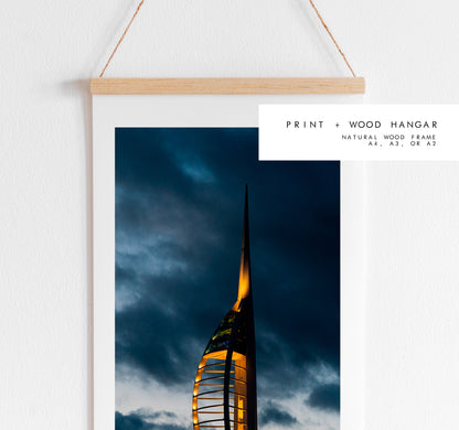 Spinnaker Tower Print - Photography Print - Portsmouth and Southsea Prints - Wall Art -  Frame and Canvas Options - Portrait