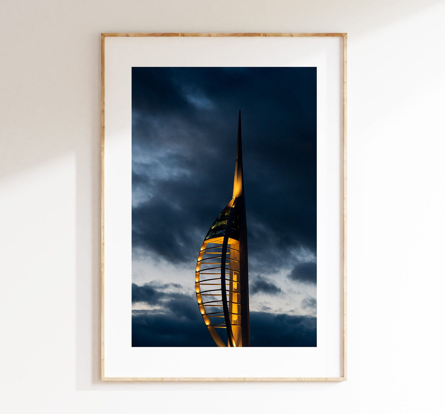 Spinnaker Tower Print - Photography Print - Portsmouth and Southsea Prints - Wall Art -  Frame and Canvas Options - Portrait