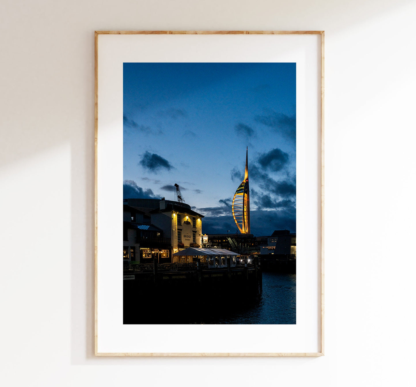 Spinnaker Tower Print - Photography Print - Portsmouth and Southsea Prints - Wall Art -  Frame and Canvas Options - Portrait