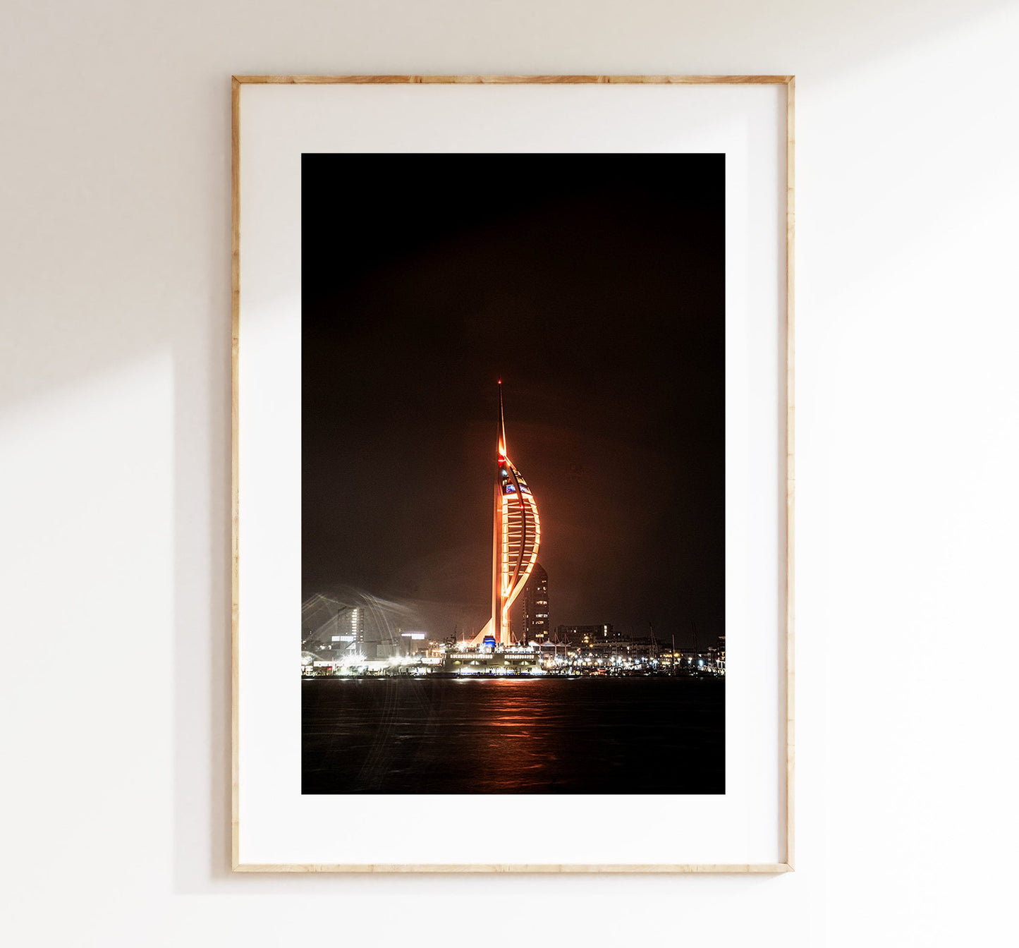 Spinnaker Tower Print - Photography Print - Portsmouth and Southsea Prints - Wall Art -  Frame and Canvas Options - Portrait