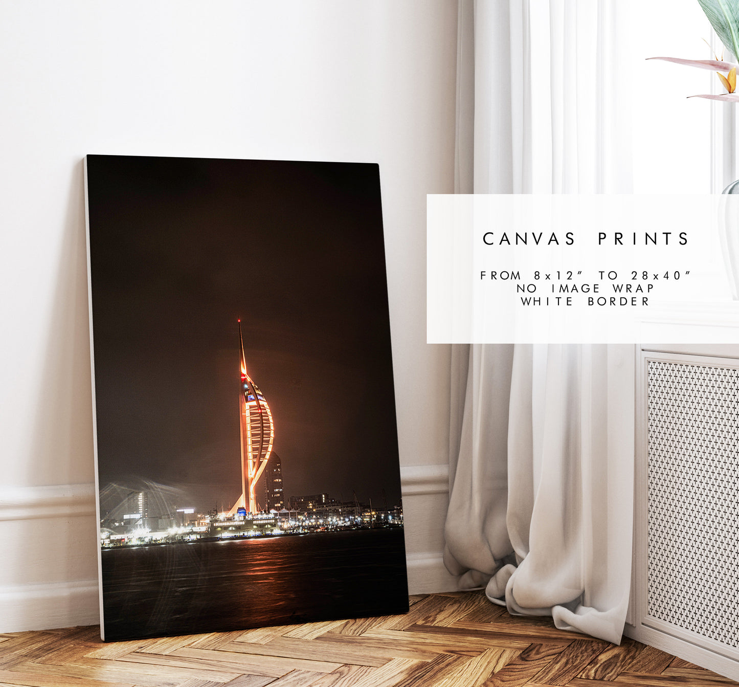 Spinnaker Tower Print - Photography Print - Portsmouth and Southsea Prints - Wall Art -  Frame and Canvas Options - Portrait