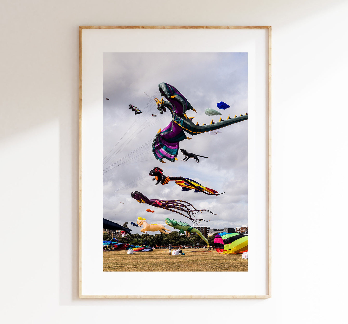 Southsea Kite Festival - Photography Print - Portsmouth and Southsea Prints - Wall Art -  Frame and Canvas Options - Portrait