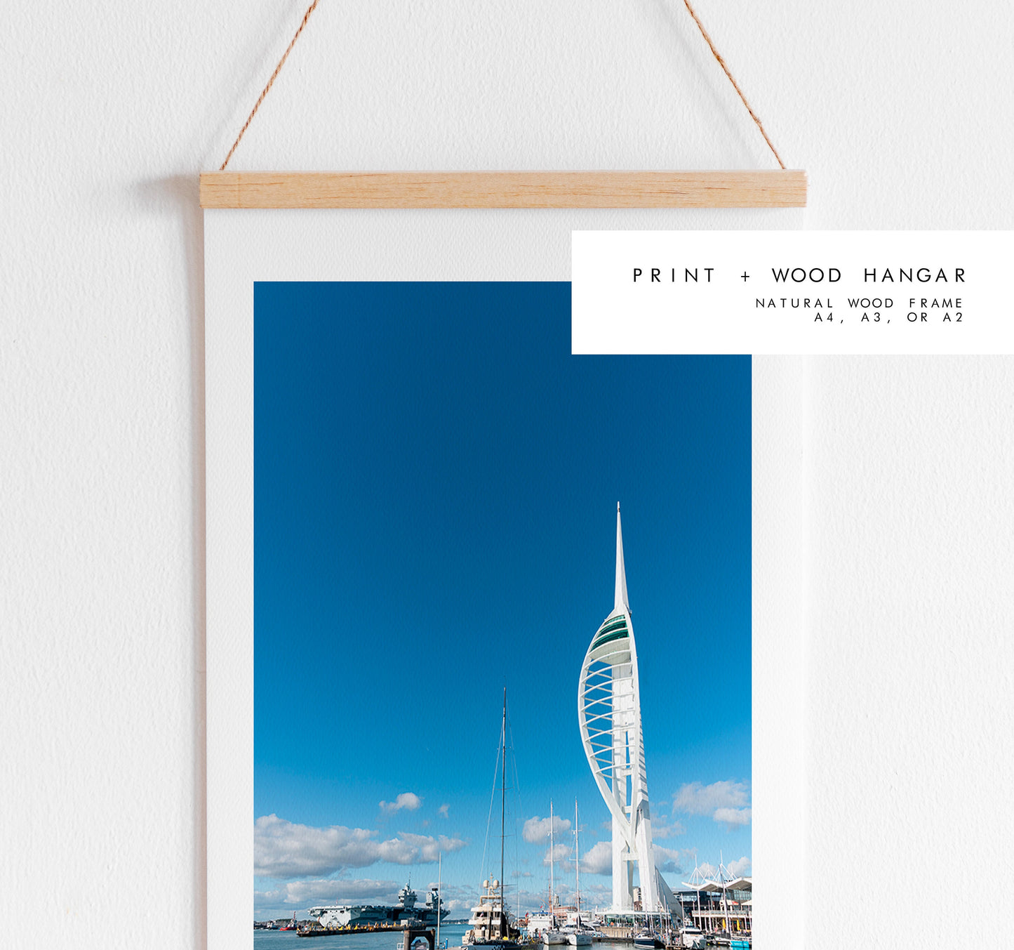 Spinnaker Tower - Photography Print - Portsmouth and Southsea Prints - Wall Art -  Frame and Canvas Options - Portrait