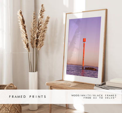 Eastney Beach - Photography Print - Portsmouth and Southsea Prints - Wall Art -  Frame and Canvas Options - Portrait