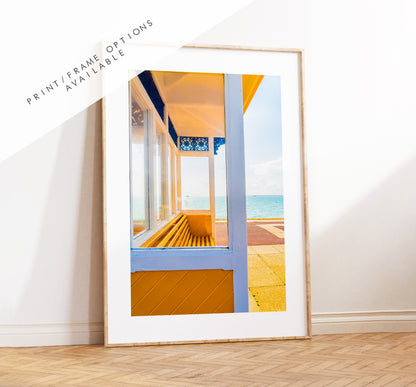 Southsea Shelters - Photography Print - Portsmouth and Southsea Prints - Wall Art -  Frame and Canvas Options - Portrait