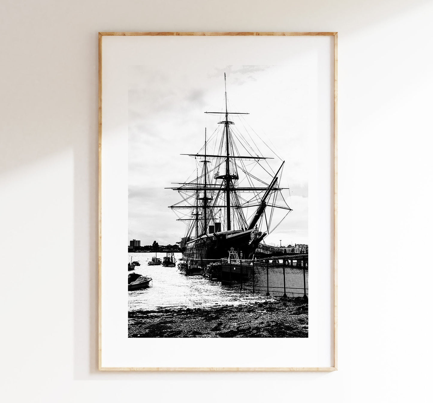 Warrior - Photography Print - Portsmouth and Southsea Prints - Wall Art -  Frame and Canvas Options - Portrait - BW