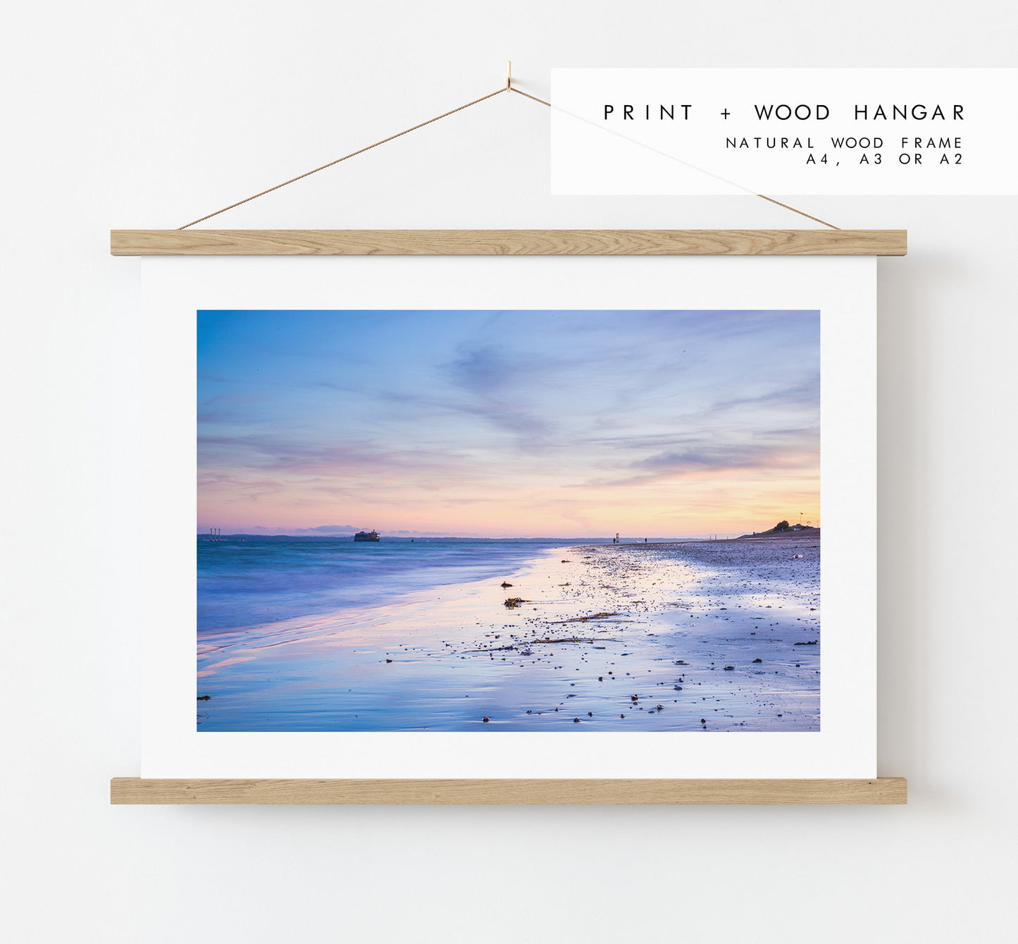 Southsea Beach - Photography Print - Portsmouth and Southsea Prints - Wall Art -  Frame and Canvas Options - Landscape